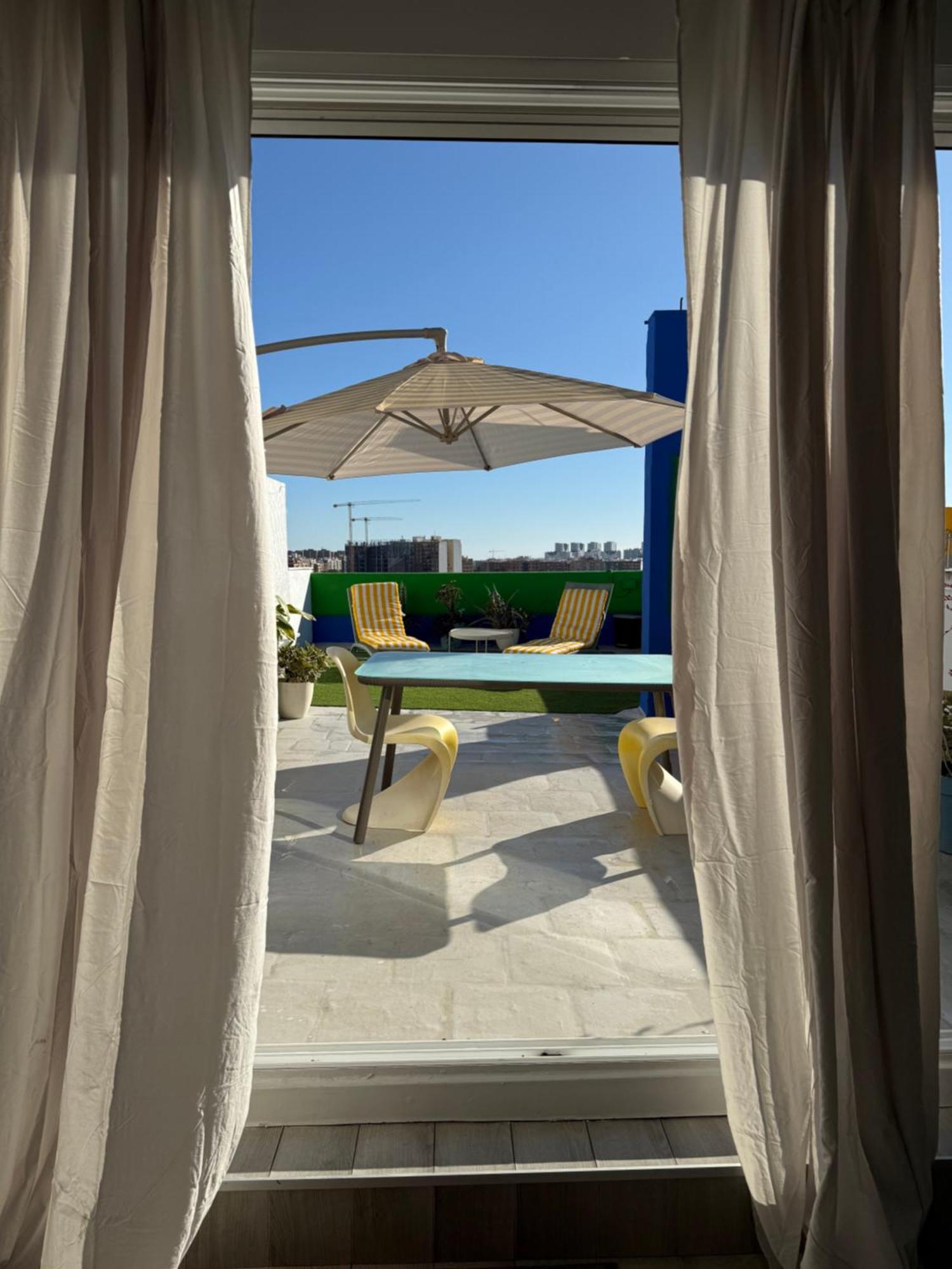 Petite Penthouse With The Sunniest Terrace In Valencia公寓 外观 照片