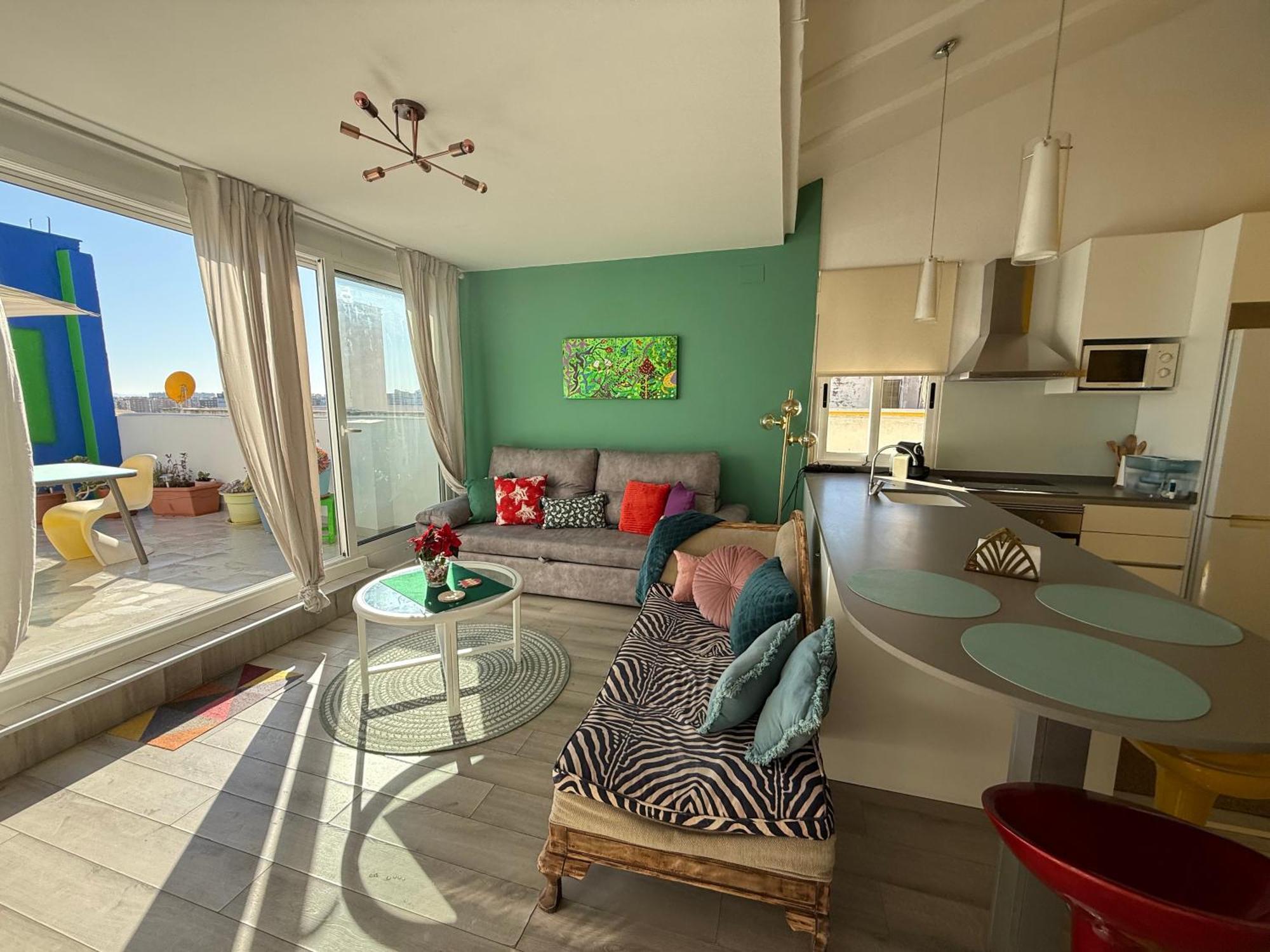 Petite Penthouse With The Sunniest Terrace In Valencia公寓 外观 照片